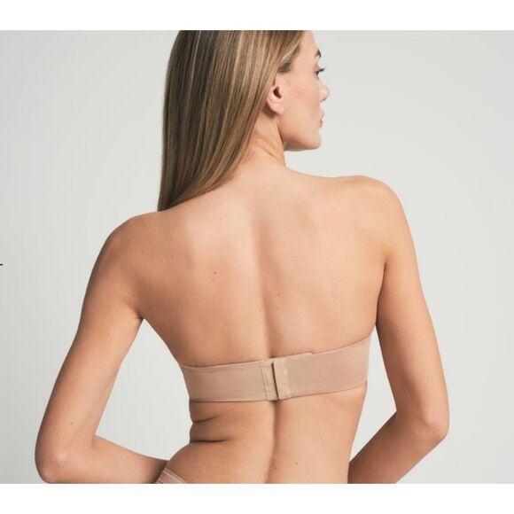 NEW Skims Ultimate Strapless Push-up Bra 32B in Clay NWT - Picture 3 of 6